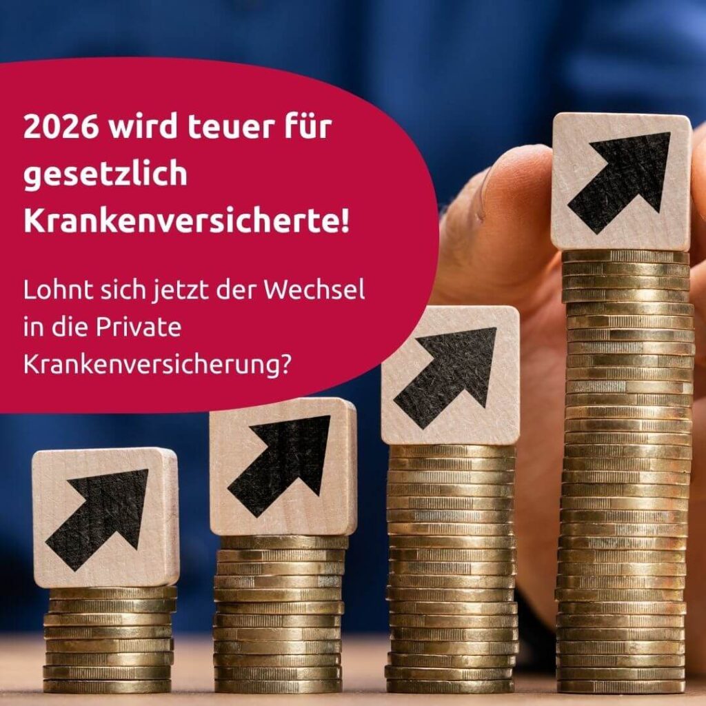 Erst im letzten Jahr wurden die Beiträge der gesetzlichen Krankenversicherungen auf ein Rekordhoch angehoben. Sehr zum Ärger aller Betroffenen wird sich dieser Trend auch im Jahr 2026 fortsetzen. Im Link in meiner Bio erfahren Sie, welche Optionen Sie jetzt haben.